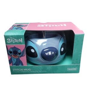 Disney Paladone 3D Stitch Shaped 15 oz Mug NIB